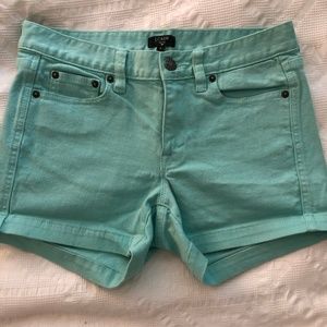 J. Crew Shorts in Light Turquoise